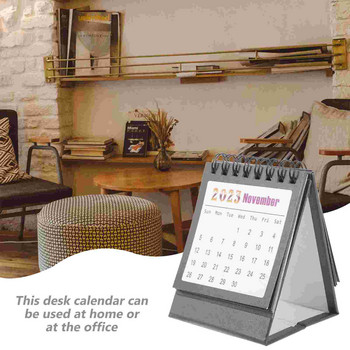 Επιτραπέζιο καβαλέτο 2024 Mini Desk Calendar Home Fine 10X7,5CM Νεωτερική διακόσμηση γραφείου Δώρο Λευκή Βίβλος Φοιτητής
