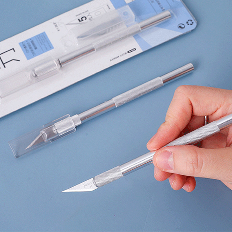 Mr.paper Gumeni pečat s metalnom drškom Poseban set noževa za graviranje Ručni račun Potrepštine za rezanje Pribor za pisanje Uslužni nož