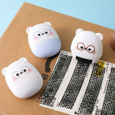 2 vienā Cute Bear Utility Nazis Radošs Mini Korekcijas Lente Skolēniem Rokasgrāmata Papīra griezējs DIY piederumi Skolas biroja kancelejas preces