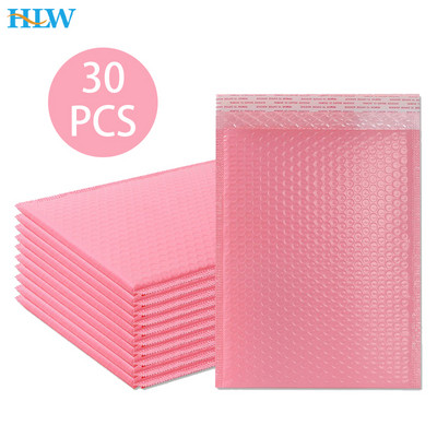 30 kom Bubble Mailers Pink Poli Bubble Mailer Samozavaravajuće Podstavljene omotnice Poklon vrećice Crno/zeleno pakiranje Vrećice s omotnicama za knjige