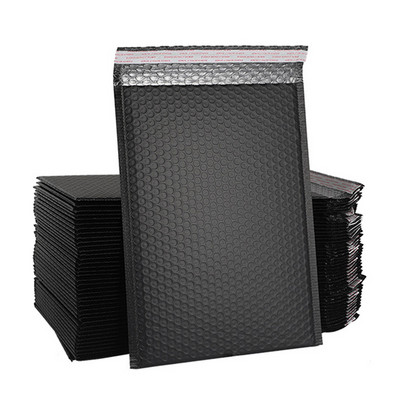 30db Buborékos levelezők Rózsaszín poli-buborékos levelező önzáró, párnázott borítékok ajándéktasakok fekete/zöld csomagolású borítéktasakok könyvhöz