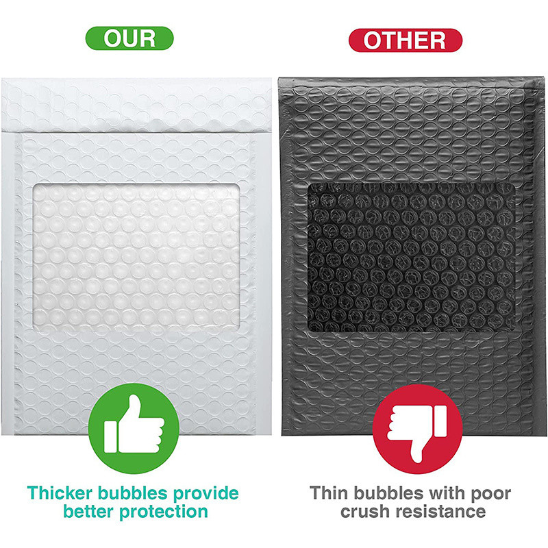 30db Buborékos levelezők Rózsaszín poli-buborékos levelező önzáró, párnázott borítékok ajándéktasakok fekete/zöld csomagolású borítéktasakok könyvhöz