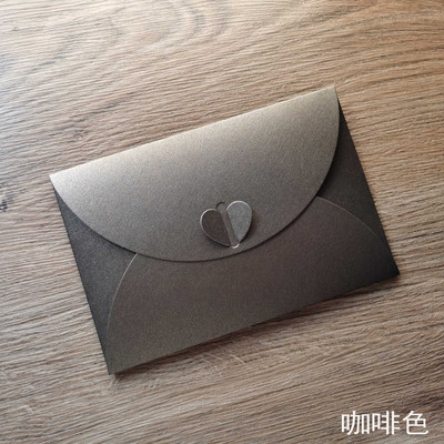 Μεγάλο μέγεθος Ρομαντικό Αγάπη Πόρπη Ρετρό Χρώμα Πέρλα Χοντρό χαρτόνι Φάκελοι Προσκλητήριο γάμου Φάκελος Δώρο Φάκελος DIY Χειροτεχνίες