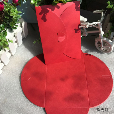 Μεγάλο μέγεθος Ρομαντικό Αγάπη Πόρπη Ρετρό Χρώμα Πέρλα Χοντρό χαρτόνι Φάκελοι Προσκλητήριο γάμου Φάκελος Δώρο Φάκελος DIY Χειροτεχνίες