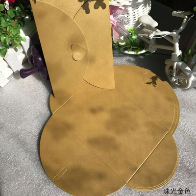 Μεγάλο μέγεθος Ρομαντικό Αγάπη Πόρπη Ρετρό Χρώμα Πέρλα Χοντρό χαρτόνι Φάκελοι Προσκλητήριο γάμου Φάκελος Δώρο Φάκελος DIY Χειροτεχνίες