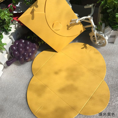 Μεγάλο μέγεθος Ρομαντικό Αγάπη Πόρπη Ρετρό Χρώμα Πέρλα Χοντρό χαρτόνι Φάκελοι Προσκλητήριο γάμου Φάκελος Δώρο Φάκελος DIY Χειροτεχνίες