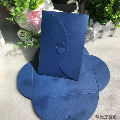 Μεγάλο μέγεθος Ρομαντικό Αγάπη Πόρπη Ρετρό Χρώμα Πέρλα Χοντρό χαρτόνι Φάκελοι Προσκλητήριο γάμου Φάκελος Δώρο Φάκελος DIY Χειροτεχνίες