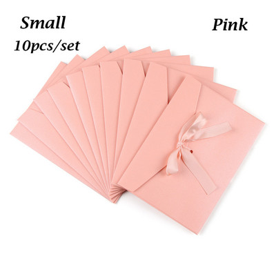 10 buc/lot set de plicuri pentru cadou, plicuri pentru invitații, carduri de papetărie, plic de casamento, plic kraft, plic roșu