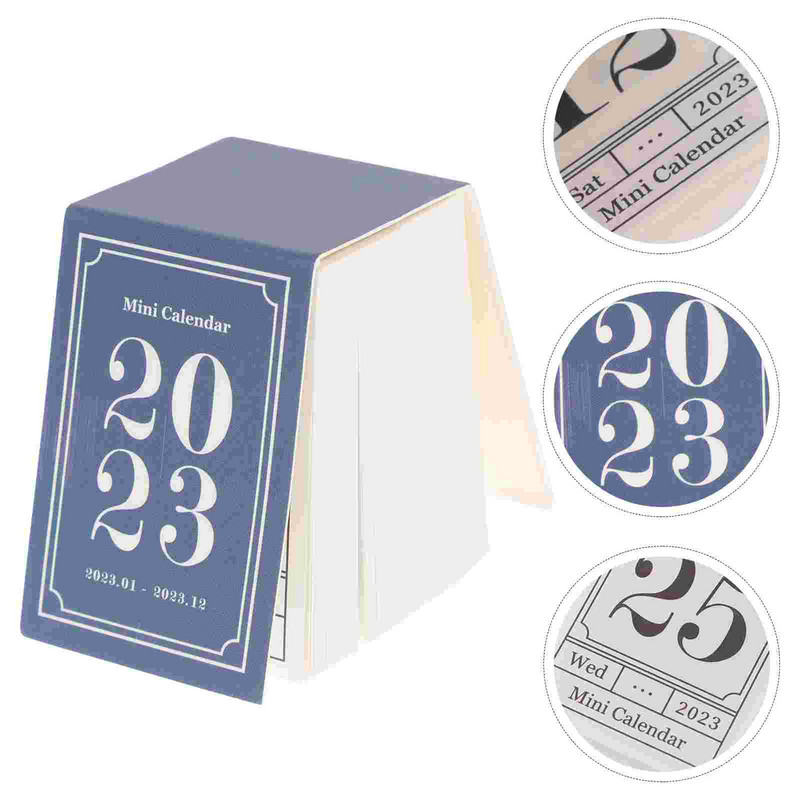 Mini Tear Calendar Dnevni dekor 2024. Stolni uredski materijal Stolni raspored Poklon