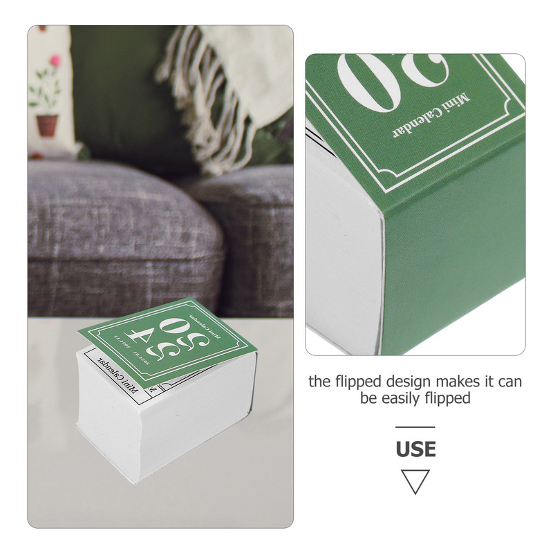 Mini Tear Calendar Dnevni dekor 2024. Stolni uredski materijal Stolni raspored Poklon