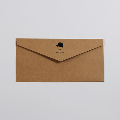 5 kom/lot Vintage zlatne kuverte za pozivnice Poklon kartice od kraft papira Kuverta za prozore Svadbena pisma Set za pisma