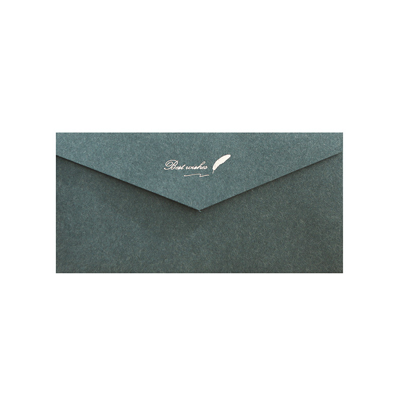 5 kom/lot Vintage zlatne kuverte za pozivnice Poklon kartice od kraft papira Kuverta za prozore Svadbena pisma Set za pisma