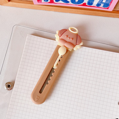 Kawaii kreslené zvieratá nôž mini prenosný otvárač krabíc vreckový rezačka papiera roztomilý otvárač obálok školské kancelárske potreby