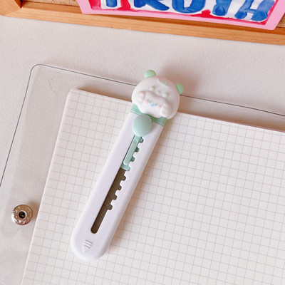 Kawaii kreslené zvieratá nôž mini prenosný otvárač krabíc vreckový rezačka papiera roztomilý otvárač obálok školské kancelárske potreby