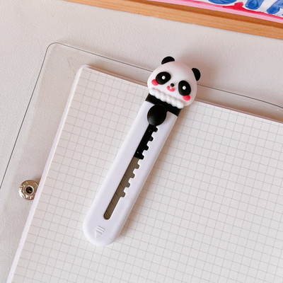 Kawaii kreslené zvieratá nôž mini prenosný otvárač krabíc vreckový rezačka papiera roztomilý otvárač obálok školské kancelárske potreby