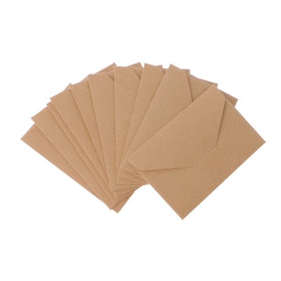 50 buc/lot plicuri de hârtie artizanală Plic în stil european vintage pentru card Scrapbooking cadou