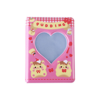 Slatko ljubavno srce, šuplji držač osobnih iskaznica 3 inčni vezivi Albumi Kpop vezivo za kartice Držač fotokartica Knjiga s imenima Album s fotografijama