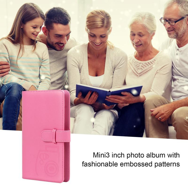 Mini foto album Album sa 96 džepova za 3-inčni film Idol Slike Knjiga za pohranu Instant fotoaparat Film Držač kartice Mini kartice Skupljaj