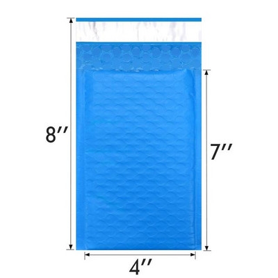 10 bucăți de culoare Poly Bubble Mailer plicuri căptușite geantă de corespondență cu auto-sigilare plic cu bule de nuntă geantă de cadou plicuri de transport