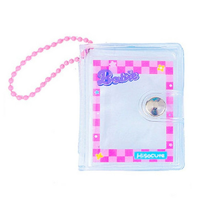 Ins 2 inča korejske verzije prozirnog albuma za fotografije Zvjezdica, mala knjiga s naljepnicom s glavom za kartice, knjiga za pohranu, slatka mini knjiga s privjeskom za ključeve