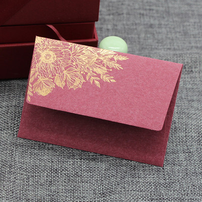 10 tk/partii Kõrgekvaliteedilised pärlpaberist ümbrikud Pulmakutsed Euroopa pronksimustriga ümbrikukinkeümbrik