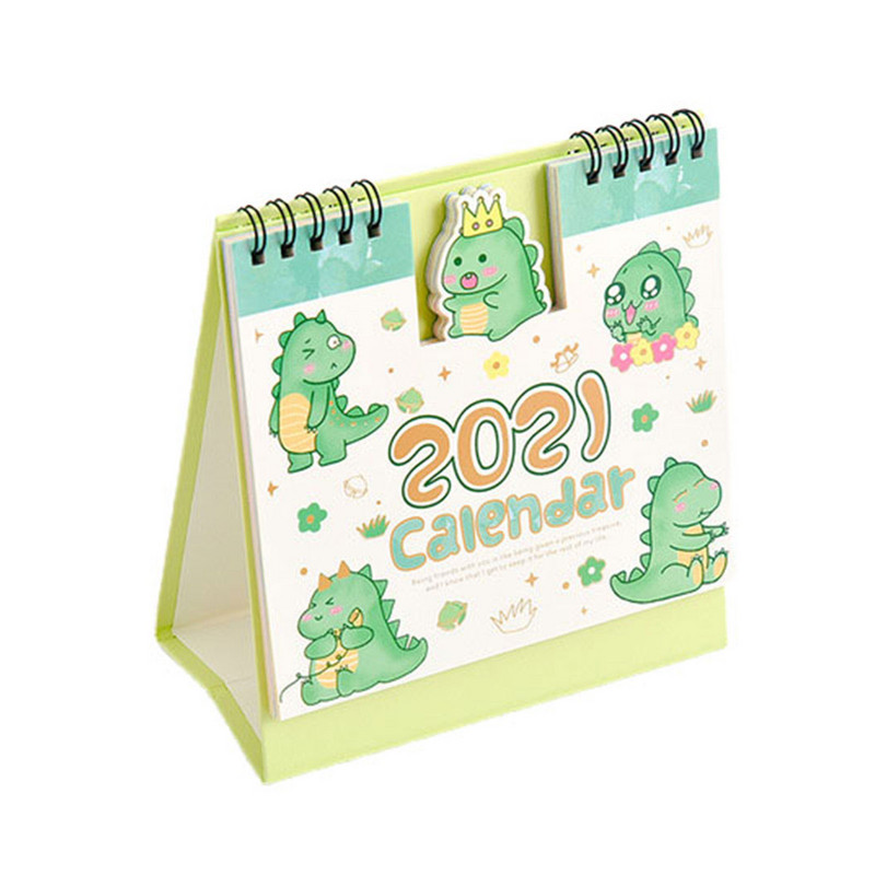Stolni kalendar za 2021. Slatki stolni papirnati kalendar Bilježnica Dnevni planer Stolni planer Godišnji raspored Organizator Uredski materijal