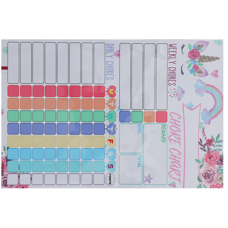 Namų darbų atlygio lentelė Vaikų šaldytuvas Lenta Kalendorius Lipdukas Darbai Mokykla Daugiafunkcinis Gyvūno magnetinis elgesys