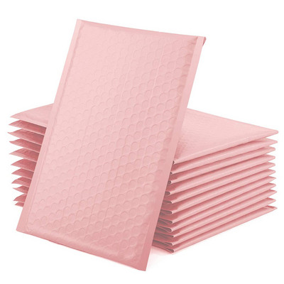 10 vnt., spausdintas 4x7 colių polių burbulinis laiškas, 12x18 cm paminkštintas vokas, savaime užklijuojamas pašto maišelis burbulinis vokas Pašto krepšys siuntimo krepšys