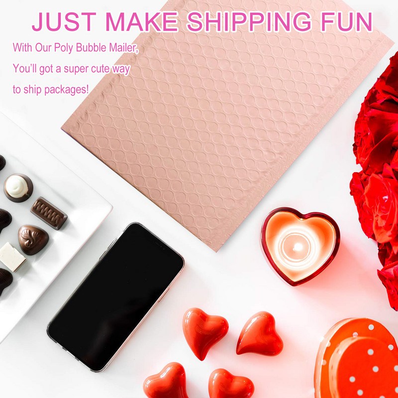 10 vnt., spausdintas 4x7 colių polių burbulinis laiškas, 12x18 cm paminkštintas vokas, savaime užklijuojamas pašto maišelis burbulinis vokas Pašto krepšys siuntimo krepšys