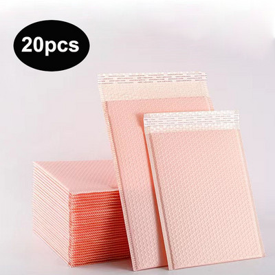 Pachet 20 plicuri cu bule verzi Plic cu bule roz din polietilenă Plic umplut cu auto-sigilare Geantă cadou Negru/Alb/Roz nud Geantă de afaceri