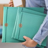 10 db vízálló levelező poli buborékos párnázott levelezési borítékok postázó ajándékcsomagoló táskákhoz, önzáró tárolótáska buborékpárnázás