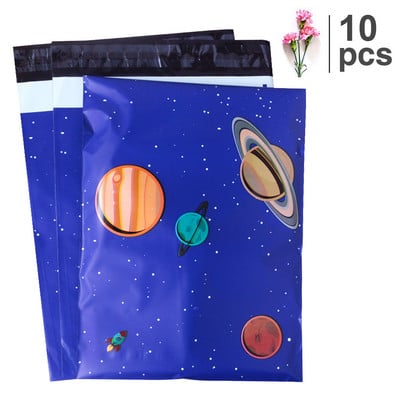 Speedy Mailers 24 Dizajn 10PCS/Pakiranje Šarene poli Mailer Kreativni ispis Poli Mailer Samozavarene plastične vrećice za pakiranje omotnice