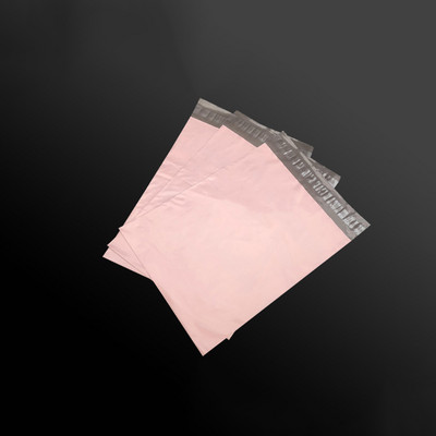 10 bucăți pungi de curierat din plastic, alb/roz, saci de ambalare pentru cadou mici, plic de transport, saci de poștă impermeabile