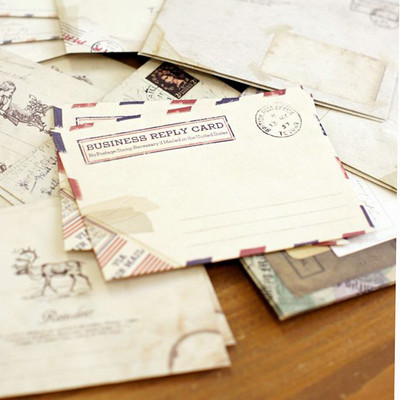24 gab Mini Vintage Aploksne Maza Svaigi Biroja Kancelejas Piederumi Studentu Dāvanu Aploksne Dažādu Rakstu Papīra Aploksne