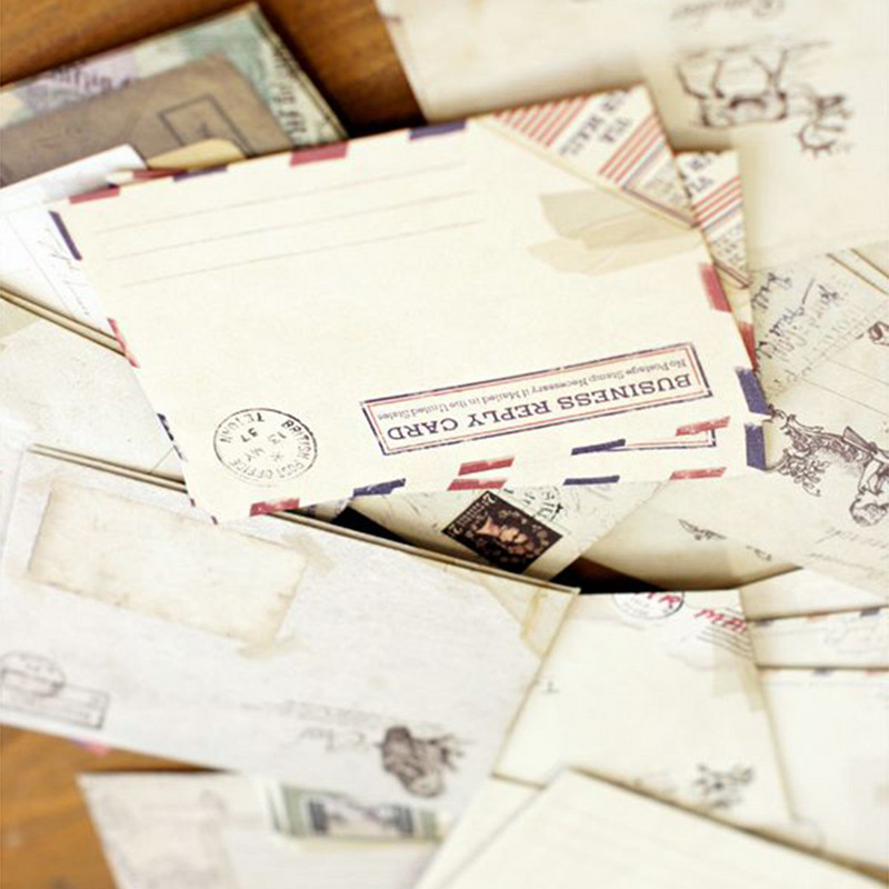 24 τμχ Mini Vintage φάκελος Μικρός Φρέσκος Φάκελος Γραφείου Χαρτικά Φοιτητικό Δώρο Διαφορετικά μοτίβα Χάρτινος φάκελος