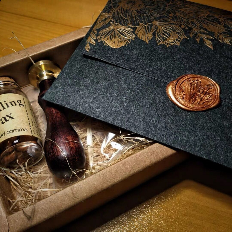 10 vnt/stal. Aukštos kokybės perlinio popieriaus vokai Vestuvių kvietimai Europos bronzinio rašto vokų dovanų vokas