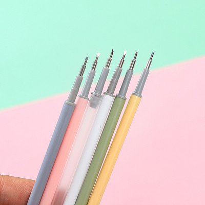 3/5 db Art Utility kés toll utántöltő kör vágó utántöltő papír csomagolás színes prés faragó kés kézműves szerszám iskolai kellék