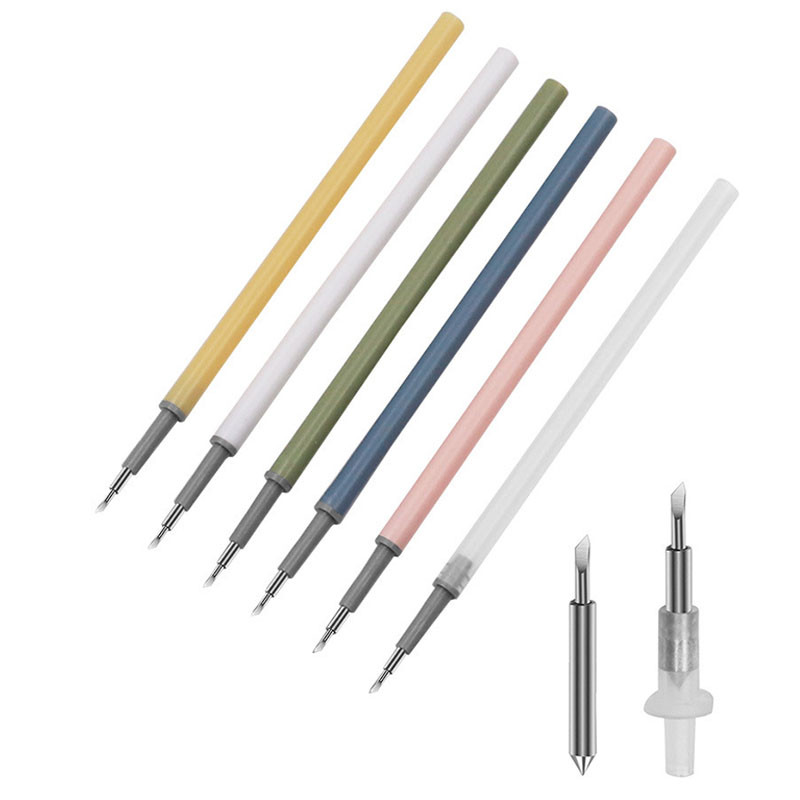 3/5 τμχ Art Utility στυλό μαχαιριού Refill Circle Cutter Ανταλλακτικό χαρτί περιτυλίγματος έγχρωμη πρέσα σκάλισμα μαχαίρι χειροτεχνίας Σχολικό προμήθειο