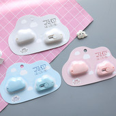 2kom Mini Cloud Utility Knife Automatic Rebound 9mm čelična oštrica rezač papira otvarač za školu rezanja omota pismonosnih sandučića A6359