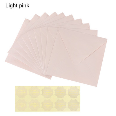 10 buc. plicuri creative pătrate din hârtie, felicitări multicolore perlate Hârtii cu perle ambalate, carte de mesaj, cadou de afaceri