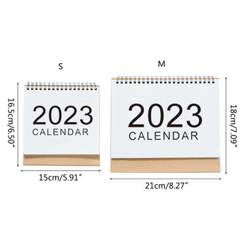 2023 Сладък креативен мини настолен календар Декорация за канцеларски материали Училищен настолен календар D5QC