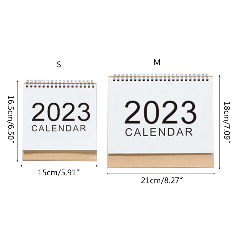 2023. Slatki kreativni mini stolni kalendar, ukrasni materijal, školski stolni kalendar D5QC
