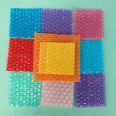 25 db műanyag védőfólia boríték fehér buborékhab csomagolózsákok PE átlátszó buboréktáska ütésálló táska dupla fólia párnázás