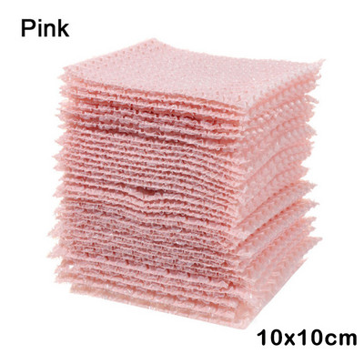 25 db műanyag védőfólia boríték fehér buborékhab csomagolózsákok PE átlátszó buboréktáska ütésálló táska dupla fólia párnázás