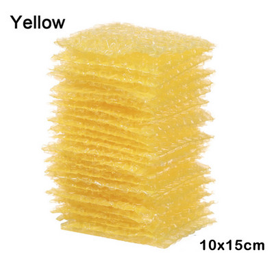 25 db műanyag védőfólia boríték fehér buborékhab csomagolózsákok PE átlátszó buboréktáska ütésálló táska dupla fólia párnázás