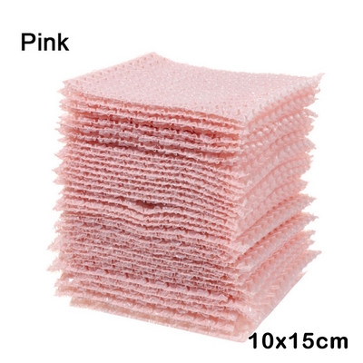 25 db műanyag védőfólia boríték fehér buborékhab csomagolózsákok PE átlátszó buboréktáska ütésálló táska dupla fólia párnázás