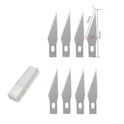 Haile Metalna olovka Nož Mali set oštrica za rezbarenje Rezač za graviranje Film za mobilni telefon Rez papira Alati za rukotvorine Pomoćni nož
