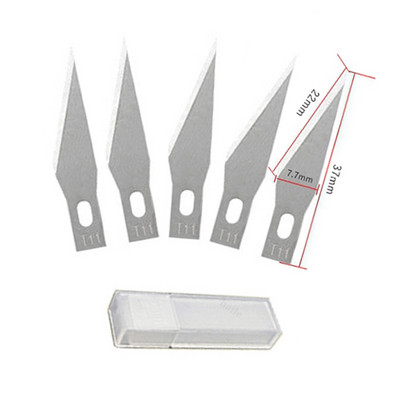 Haile Metalna olovka Nož Mali set oštrica za rezbarenje Rezač za graviranje Film za mobilni telefon Rez papira Alati za rukotvorine Pomoćni nož