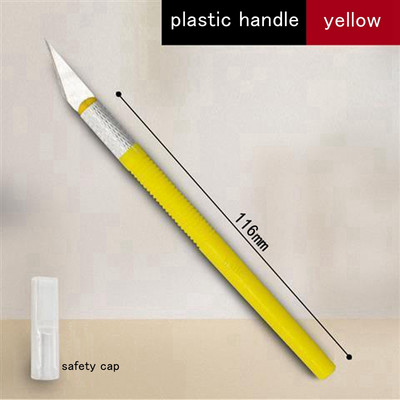 Haile Metalna olovka Nož Mali set oštrica za rezbarenje Rezač za graviranje Film za mobilni telefon Rez papira Alati za rukotvorine Pomoćni nož