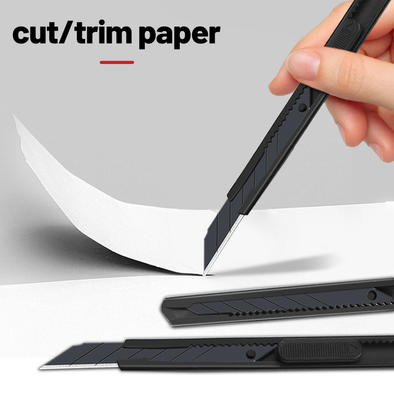 „Zoecor“ nerūdijančio plieno komunalinis peilis mažas nešiojamas metalinės rankenos peilio galandtuvas dėžutės pjaustytuvui Kanceliarinės prekės Popieriaus pjaustytuvas